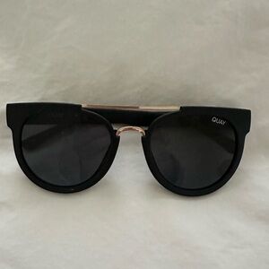 Quay Australia Black and Gold Sunglasses